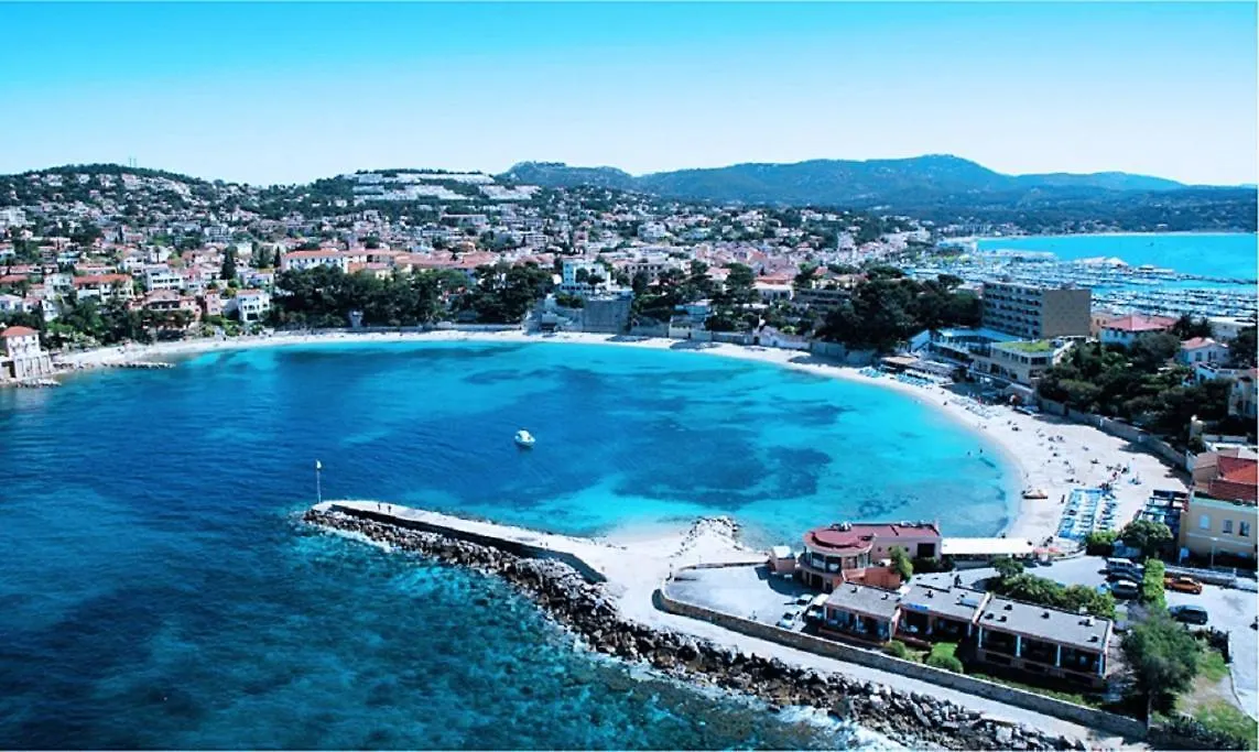 Vue Mer 3 Mn A Pied De La Plage Lumineux Et Moderne Bandol Apartment